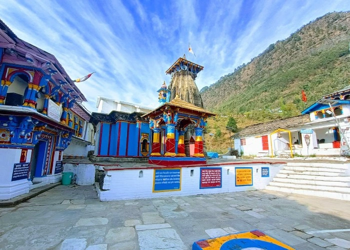 Omkareshwar Temple in Ukhimath, the sacred winter seat of Madmaheshwar
